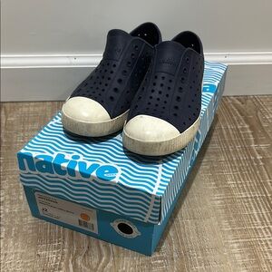 Native Jefferson Navy Slip-On Shoes